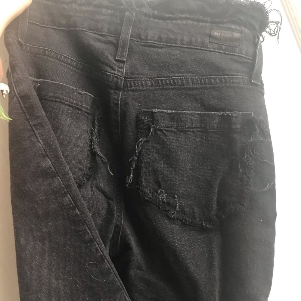 Ruffle waist jeans